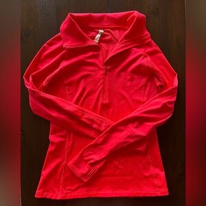 Under armour coral fitted cold gear 1/4 zip / M